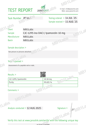 CJC no DAC / Ipamorelin VIAL (10MG)