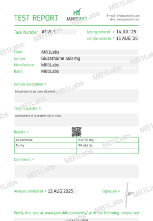 Glutathione VIAL (600mg)