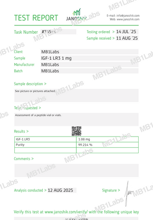 IGF-1 LR3 VIAL (1mg)