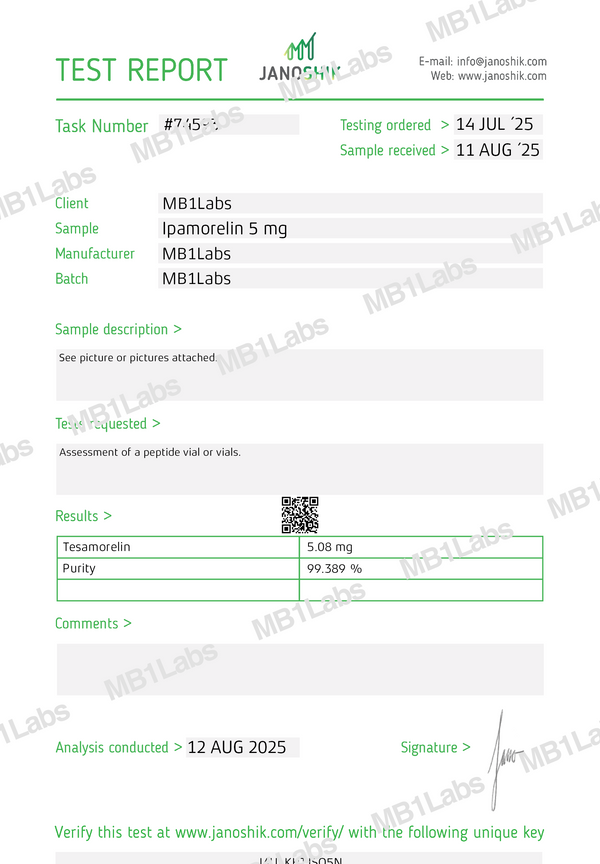 IPAMORELIN VIAL (5MG)